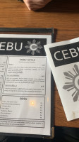 Cebu menu