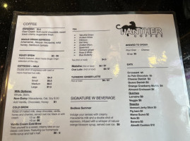 Panther Coffee W Miami Lobby menu