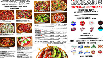 Moran’s Pizzeria food