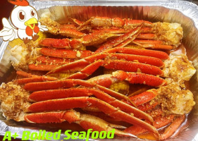 A Plus Wings Boil Seafood food