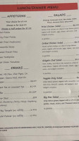 Gidget's Diner menu