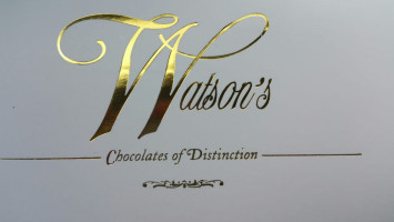 Watson's Chcolates inside
