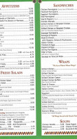 Pronto Pizzeria And menu