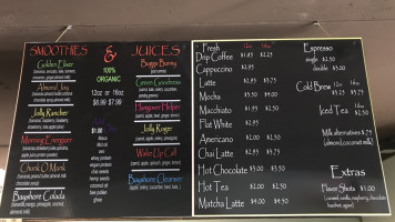 Bean To Cup Coffee Lounge menu