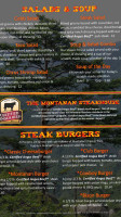 Montanan Steakhouse menu