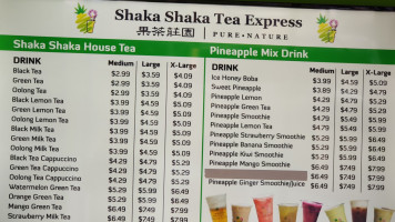 Shaka Shaka Tea Express food