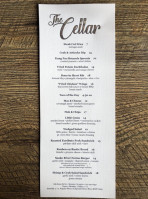 The Cellar menu