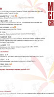 Mid City Grill menu