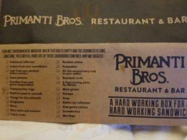 Primanti Bros. (cranberry) menu