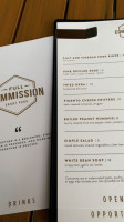 Full Commission menu