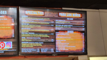 Los Guachos menu