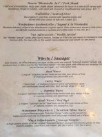 Schnitzel Garten menu