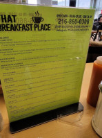 That Breakfast Place food