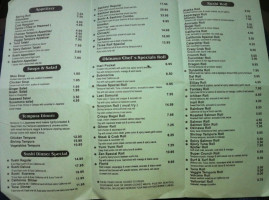 Okinawa Sushi Steakhouse menu