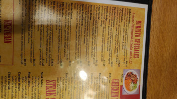 Calaveras Mexican Grill menu