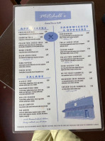 Mitchell's Central Service Grill menu