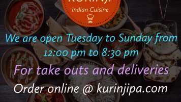 Kurinji Indian Cuisine food