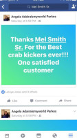 Mel's Crabs And Kickers inside