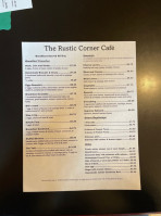 Rustic Corner Cafe food