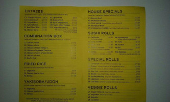 Maxi Teriyaki Sushi menu