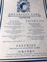 Hawks Head Living History And Bakery menu