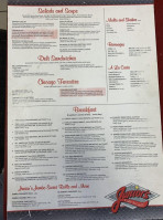 Junior's Cafe Grill menu