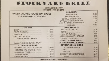 Stockyard Grill food