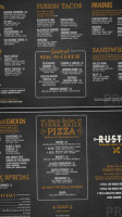 Rustix Grill menu