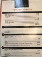 Seafood Boiler menu