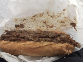 South Philly Cheese Steaks inside