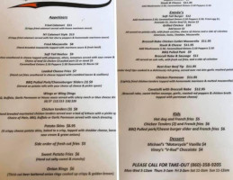 Softail Cafe Grill menu