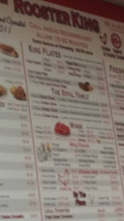 Rooster King Fried Chicken menu