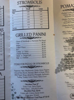 Pompeii's Pizza menu