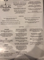 Elisabeth's menu