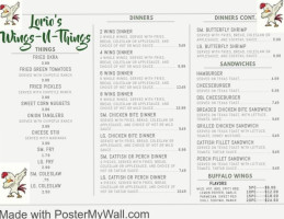 Lorio's Wings-n-things inside