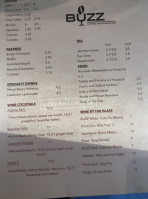 Buzz Coffee And Winehouse menu