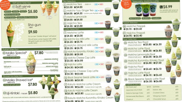 Matcha Cafe Maiko menu