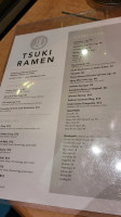 Tsuki Ramen menu