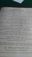 Red Dog Tavern menu