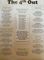 The 4th Out Sports Grill menu