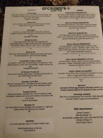 O'caine's Irish Pub menu