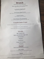 Bari Trattoria menu