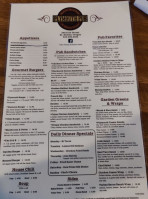 Plymouth Pub menu