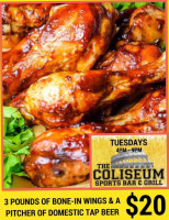 Coliseum Sports Grill food