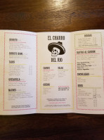 El Charro Del Rio menu