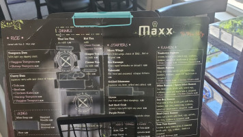Maxx Ramen Shop menu
