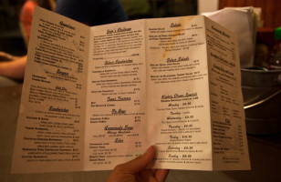 Alamo Springs General Store And Cafe menu