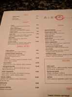 River Grille menu