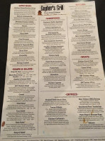 Gopher's Grill menu