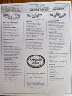 Edingsville Grocery Restaurant Bar menu
